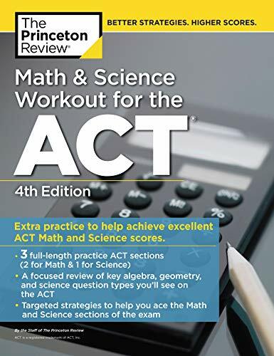 College Test Preparation Ser.: Math and Science Workout for the ACT