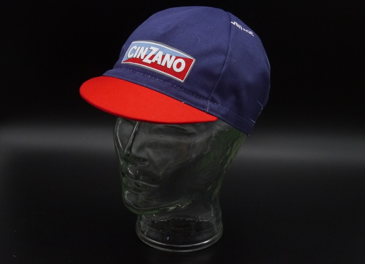 Cap Cinzano Cycling VINTAGE CYCLING CAP Cinzano Blue