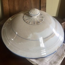 Antico Coperchio Zuppiera S C Richard Ginori  Filo Blu  Ceramica Porcellana