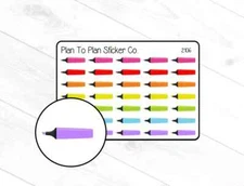 2106~~Highlighters Planner Stickers.
