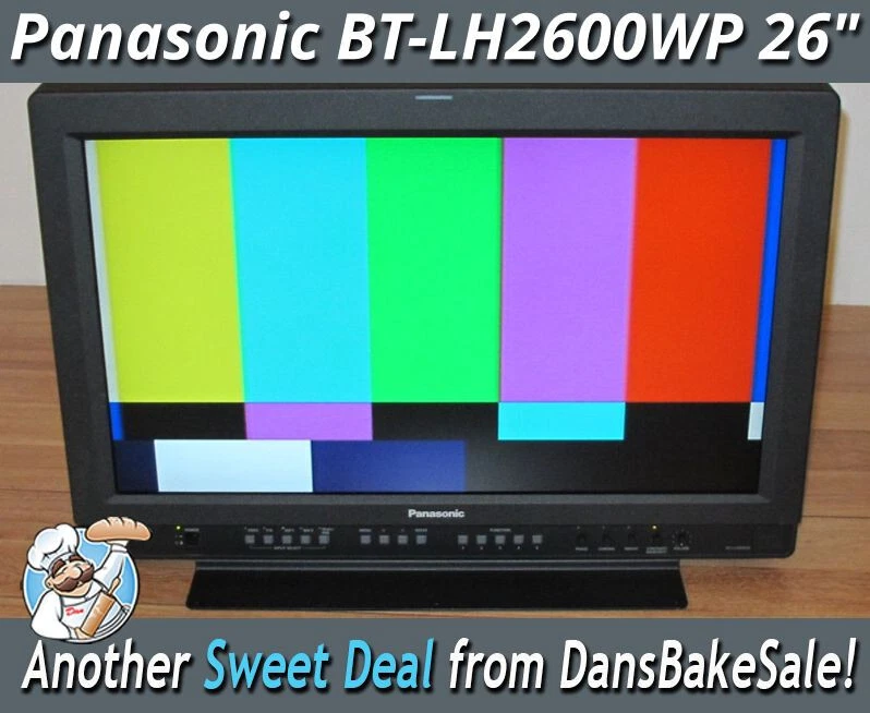 Panasonic 26 in Screen Video Production Monitors for sale | eBay