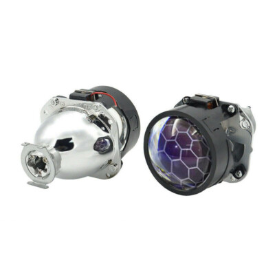 Britune Car Lenses 2.5 Inch Bi-xenon Projector Square LED Angel Eyes Headlight Dual Cob Running Lights H7 H4 Accessories I.484284088