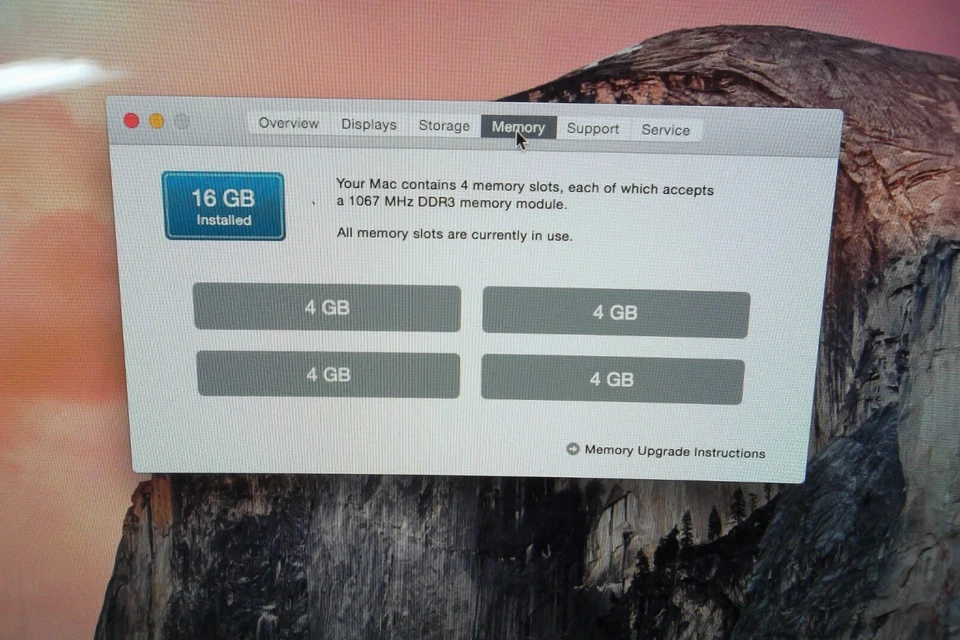 Apple iMac A1311 Intel C2D 3.06GHz 21.5" 16GB WiFi WebCAM DVD±RW 250GB MB950LL/A - Image 4 of 4