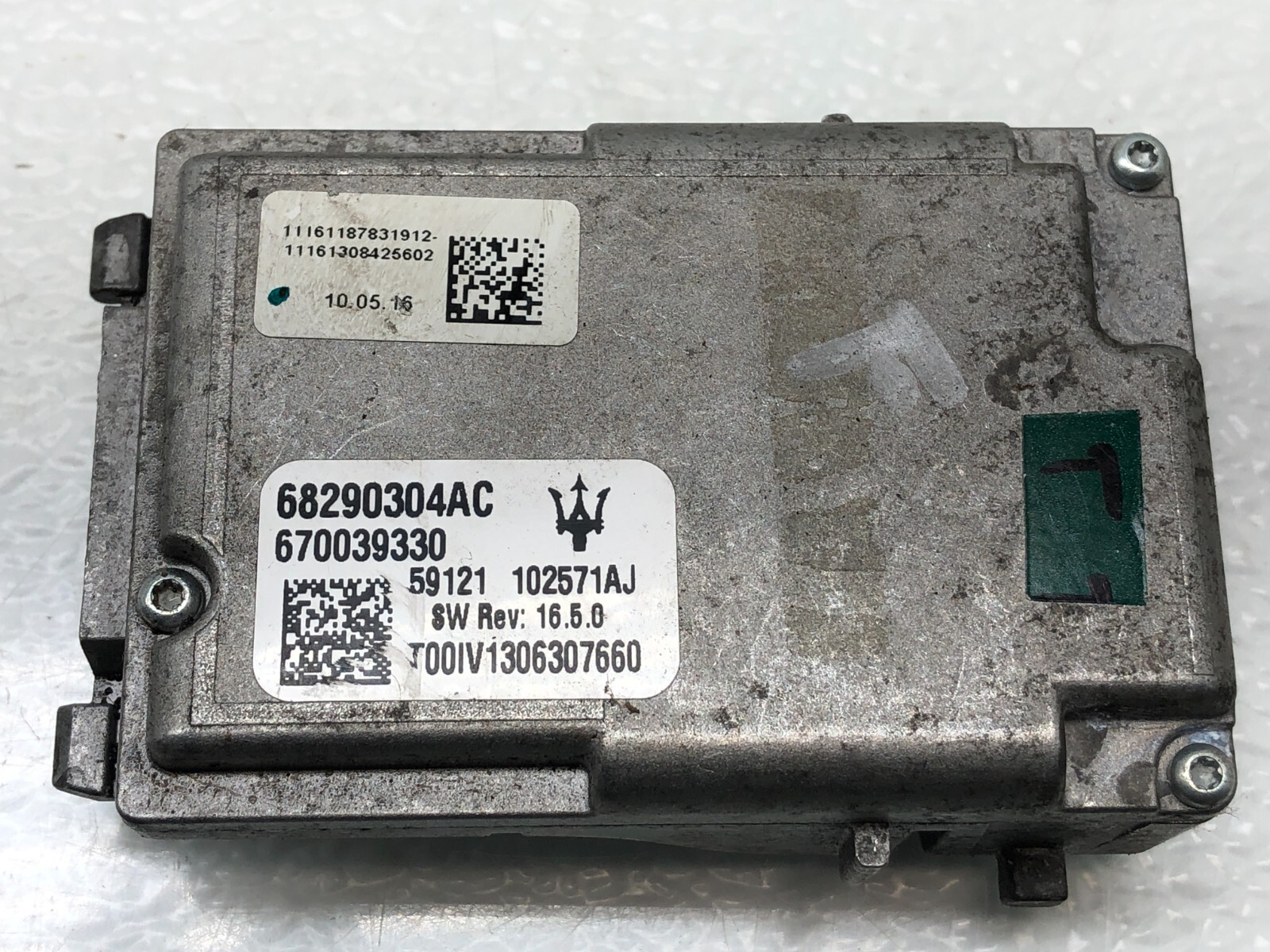2017-2020 MASERATI GHIBLI SQ4 WINDSHIELD LANE ASSIST CAMERA OEM.