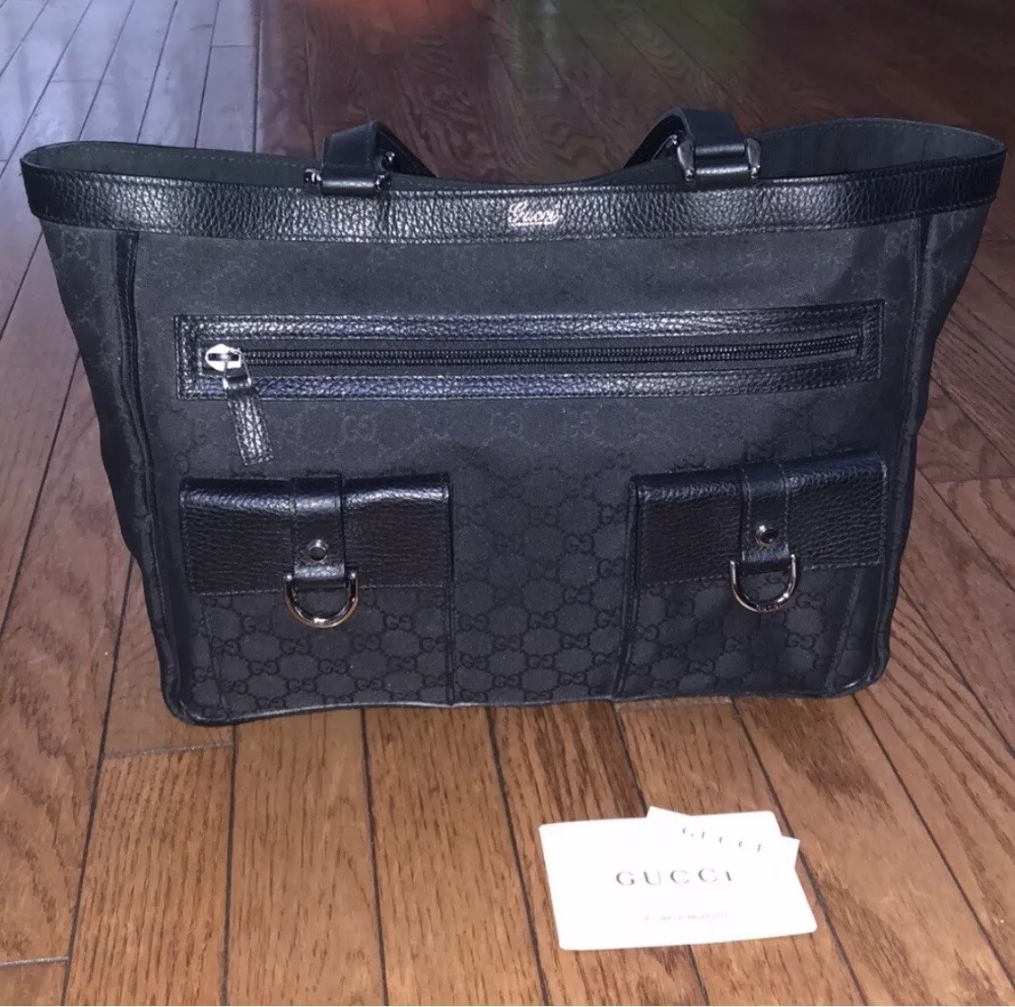 Sac à main Gucci toile GG taille moyenne / veau dollar