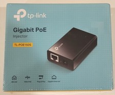 NEW TP-LINK TL-POE150S Gigabit PoE Injector Black Factory Sealed