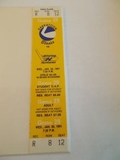 1990-91 Saskatoon Blades Lethbridge Hurricanes Full Unused Ticket  SK3