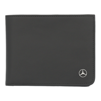 Mercedes-Benz Original GeldböRse Mit Ridf Schutz Rindleder Schwarz Neu OVP
