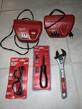Lot Of 5 Milwaukee Tools Charger Glasses Multi-Bit Driver,  Wrench New & Used