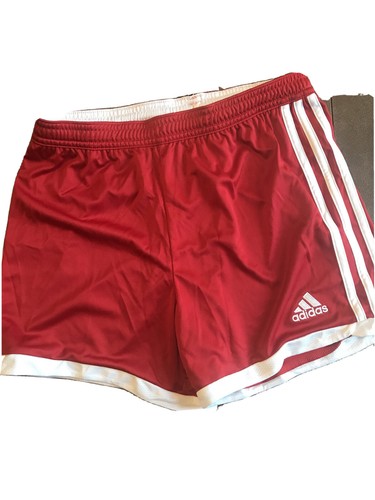 Adidas Shorts Youth's Large Red With white stripe Climacool New Large-12 Pair! - Picture 2 of 3