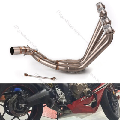 For Honda CBR650R/F CB650R/F 2014-2023 Full Exhaust System 51mm Header Link Pipe