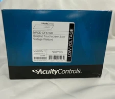 Acuity Controls nLight WallPod Graphic Touch Screen White NPOD GFX WH 200YCG New