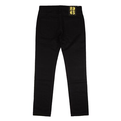【関税込み】Raf Simons ブラック アイレット ジーンズ Raf Simons ラフシモンズ アイレット ジーンズ ブラック 大人気