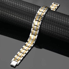 Titanium Magnetic Bracelet Men Women Restore Balance Energy Power Calm Joy Gift
