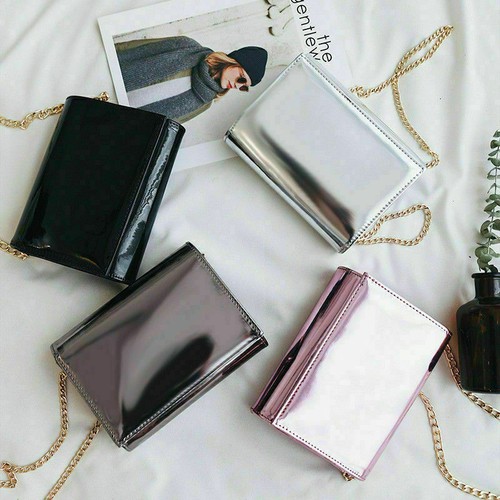 Bows Bag Foil Material Sheets Metallic Mirror Faux Leather PU Leatherette Fabric - Picture 6 of 16