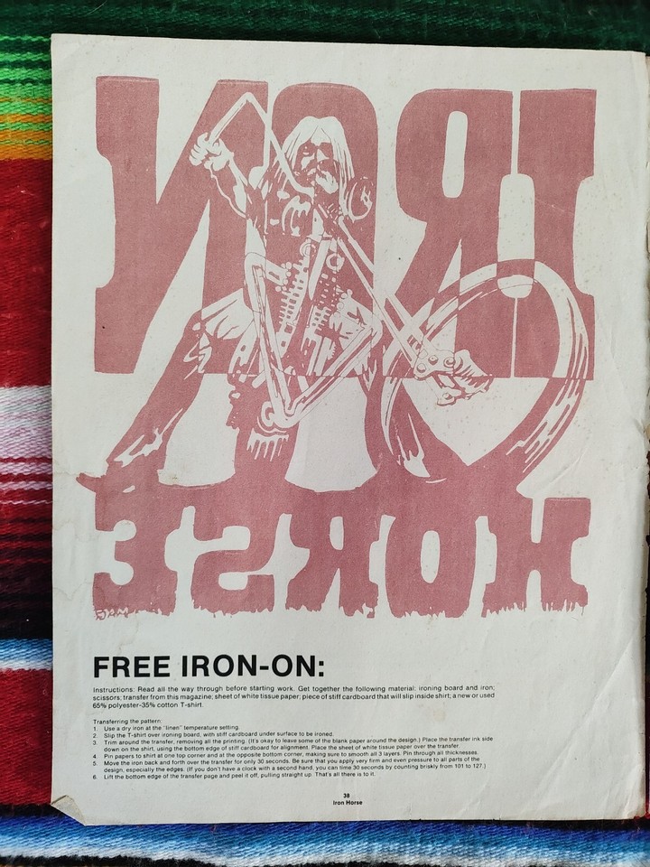 3 Easyriders Iron Ons eBay