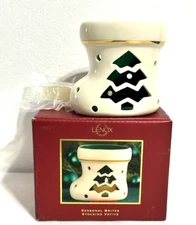 Lenox Seasonal Brites Christmas Stocking Votive Holder New in Box             X4