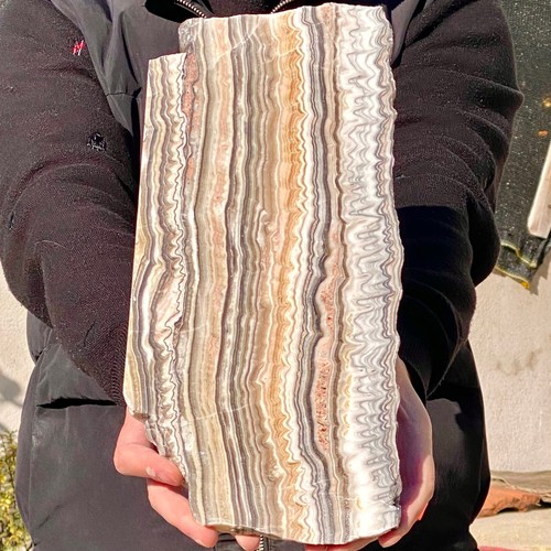 Esemplare minerale cristallo quarzo agata pietra zebrata naturale 4,22 libbre - Foto 2 di 13