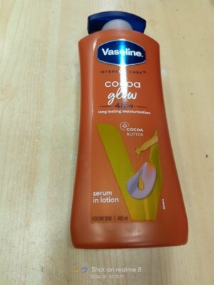 Vaseline Intensive Care Cocoa Glow Body Lotion 400 ml for dull and dry skin f/s