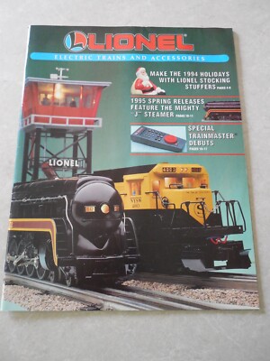 LIONEL ELECTRIC TRAINS AND ACCESSORIES CATALOG, 1994, TRAINMASTER, BOXCARS!