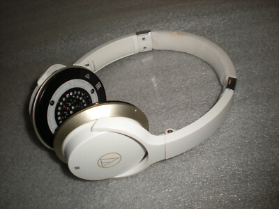 Audio-Technica ATH-AR3BT SonicFuel Wireless White Headphone NO CHARGER