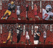 1995 Signature RED HOT ROOKIES Insert Set of 10 - Garnett Stackhouse Davis