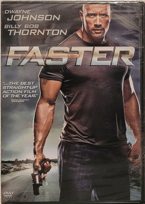 Faster (DVD, 2010) Dwayne Johnson, Billy Bob Thornton - Brand New, Sealed!
