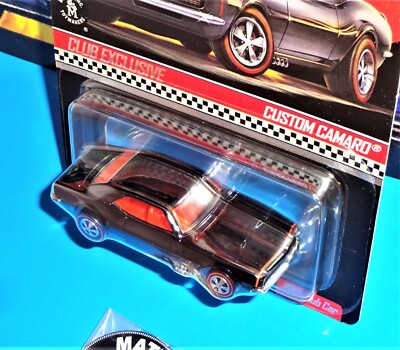 レッドラインクラブ・エクスクルーシブ - カスタム・カマロ Hot Wheels 2019 Red Line Club Membership Car Custom Camaro Black w