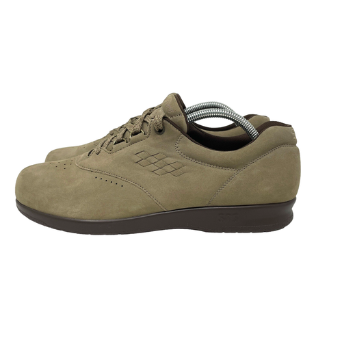SAS Free Time Shoes Women’s Size 11 N Narrow Nubuck Leather Tan Walking Made USA