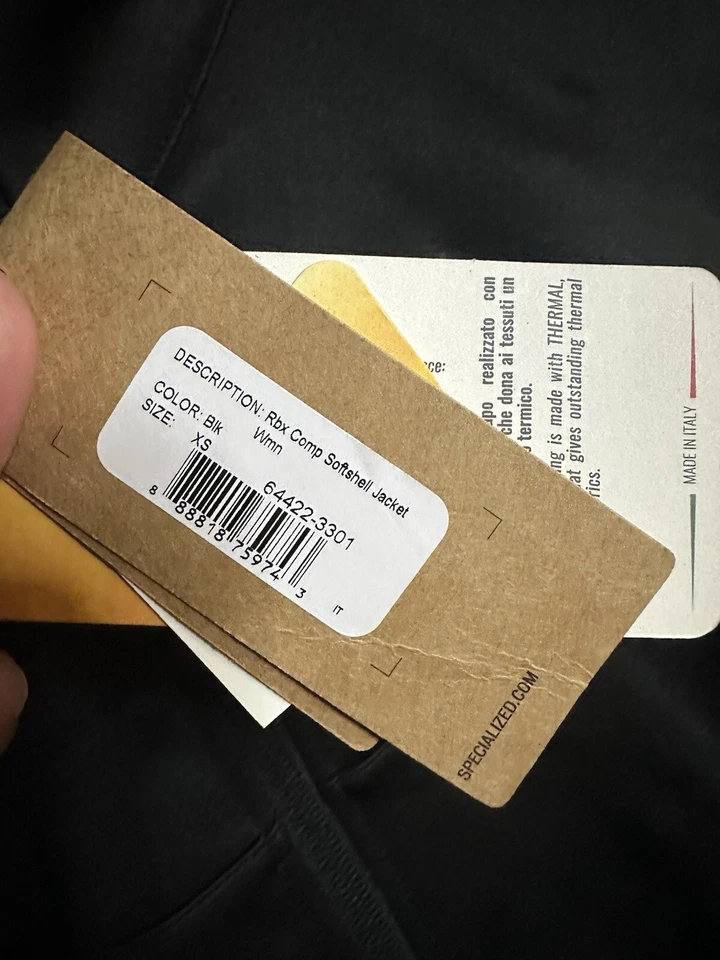 Новый специализированный RBX Comp женщин Softshell куртка размер XS - Изображение 2 из 3