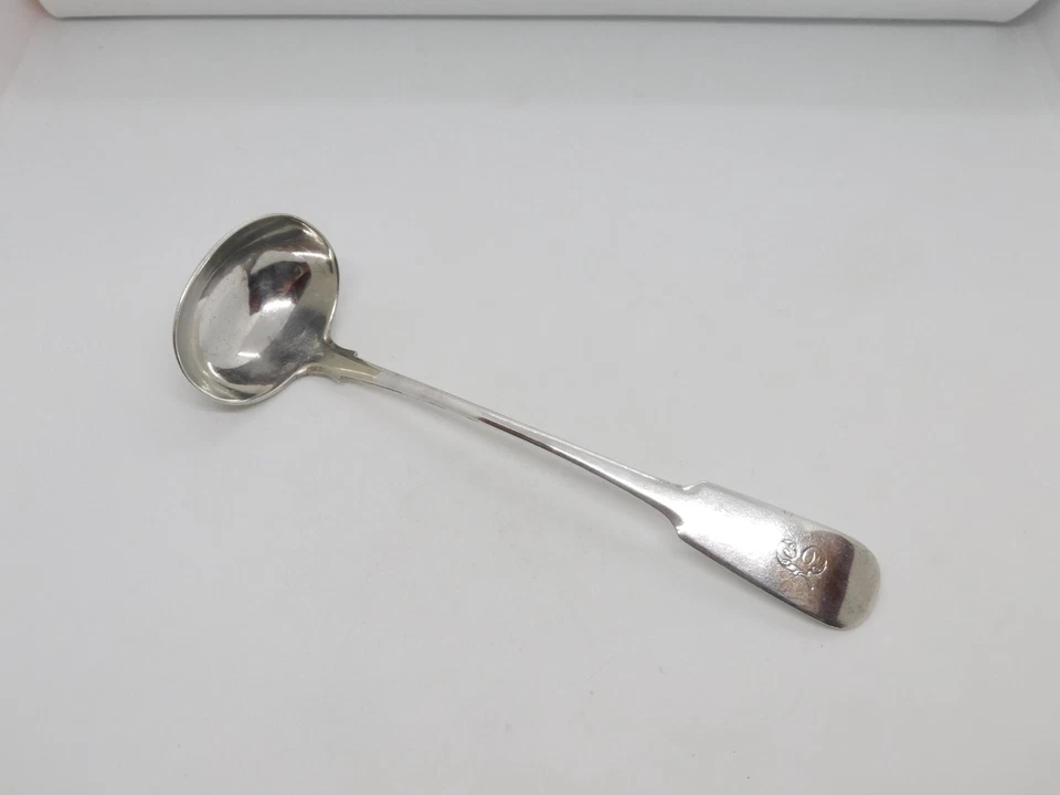 Cucharón de plata esterlina provincial escocés George III Aberdeen William Jamieson Foto 3 de 4