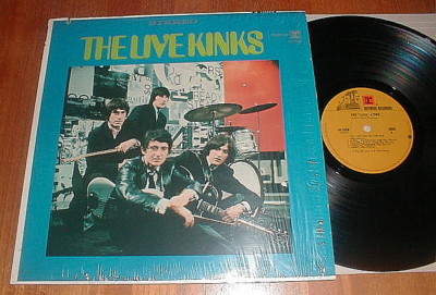 KINKS 1971 ''Live Kinks'' LP w ''You Really Got Me'' SHRINK