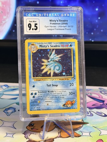 Misty's Seadra (Unlimited) graded CGC 10 for sale on eBay
