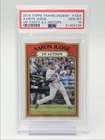 AARON JUDGE 2018 TOPPS TRASCENDENT VIP PARTY A.J. HISTORY RC /87 PSA 10 Q3391