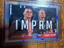 Gunther & Ludwig Kaiser 2025 Topps Chrome WWE TAG TEAM INSERT #TAG-IMP IMPERIUM