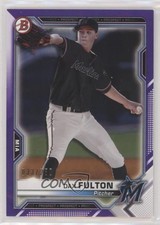 2021 Bowman Prospects Purple Border 33/250 Dax Fulton #BP-32 4z8