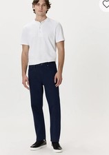 Quince Men’s Comfort Stretch Traveler 5-Pocket Pants Size 40 x 32 Deep Navy