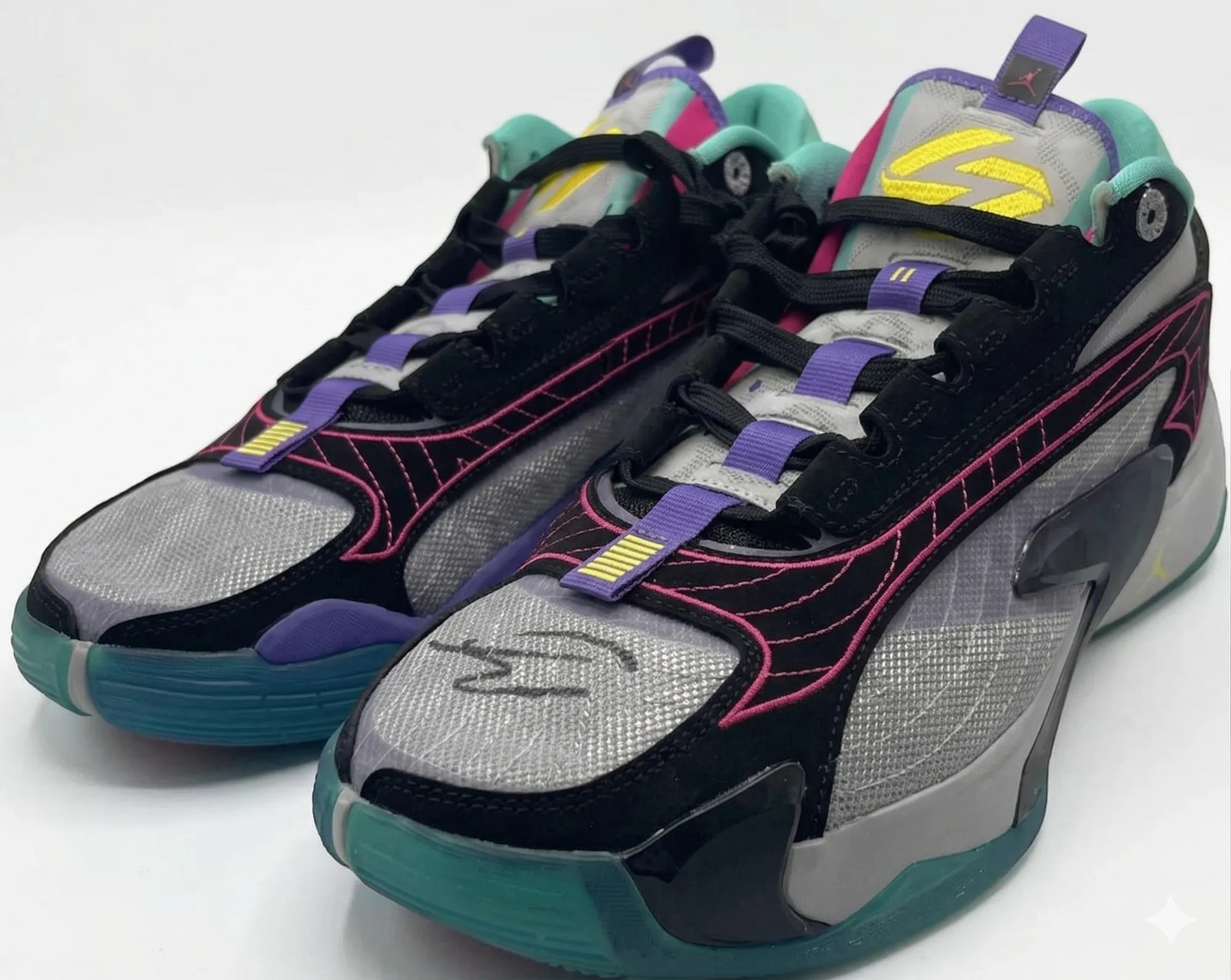 Luka Doncic Autographed Signed Basketball Shoes PSA Lakers 