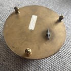 Antique Vintage Metal Powder Puff Music Box  Flower On Top — photo 6