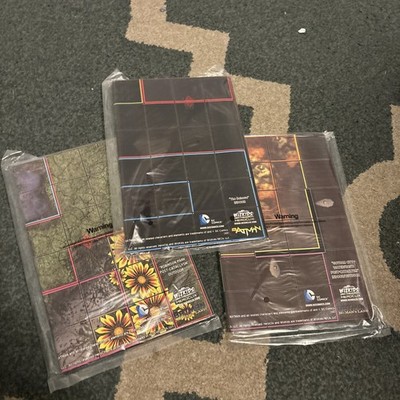 DC Heroclix Batman Maps Lot Of 3 Sealed Batman Themed (Batcave, Others) Wizkids