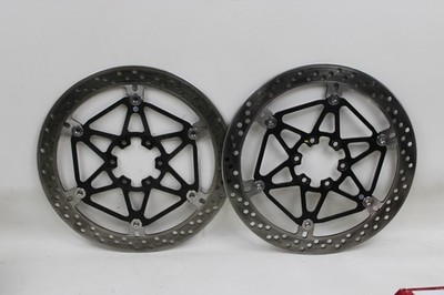 Aprilia RSV4 Tuono V4 1100 Brembo 330mm Front Brake Rotors Discs 326 Miles NICE