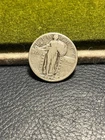 (#102128) Standing Liberty Quarter: 1927 D    VG   Better date