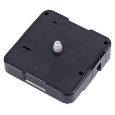 Clock Mechanism Replacement, Total Shaft Length 8mm Metal Quartz Small, Black