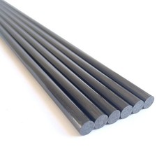 6Pcs 5mm Carbon Fiber Rods 5x420mm,Solid Carbon Fiber Tube pultrusion ,2/3/4/...