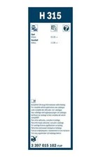 Scheibenwischerblatt 3 397 015 102 BOSCH für OPEL ANTARA A KADETT E Caravan