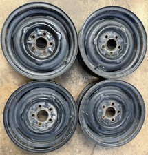 Mopar A-body 14x4.5 Factory Steel Wheel Rims 4.0 Inch Bolt Pattern Matching Set