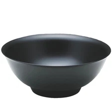 Metal bowl, stainless steel, 1200cc, Tsubame-Sanjo, black painted finish