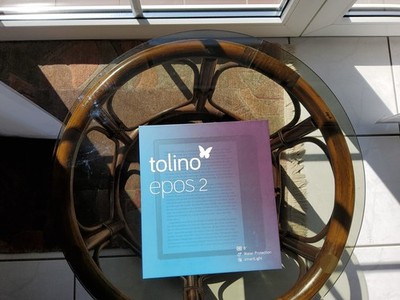 Tolino Epos 2 E-Book Reader Originalverpackung Wie Neu mit Ladekabel