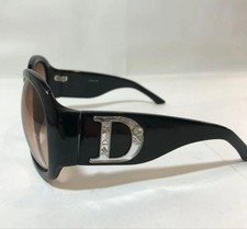 Dior Boudoir Sunglasses F 807LF 61014 1201 Black Used From Japan