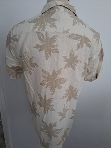 BEN SHERMAN L'ORIGINALE NUOVA CAMICIA UOMO lino + CASUAL TAGLIA L - Foto 10 di 14